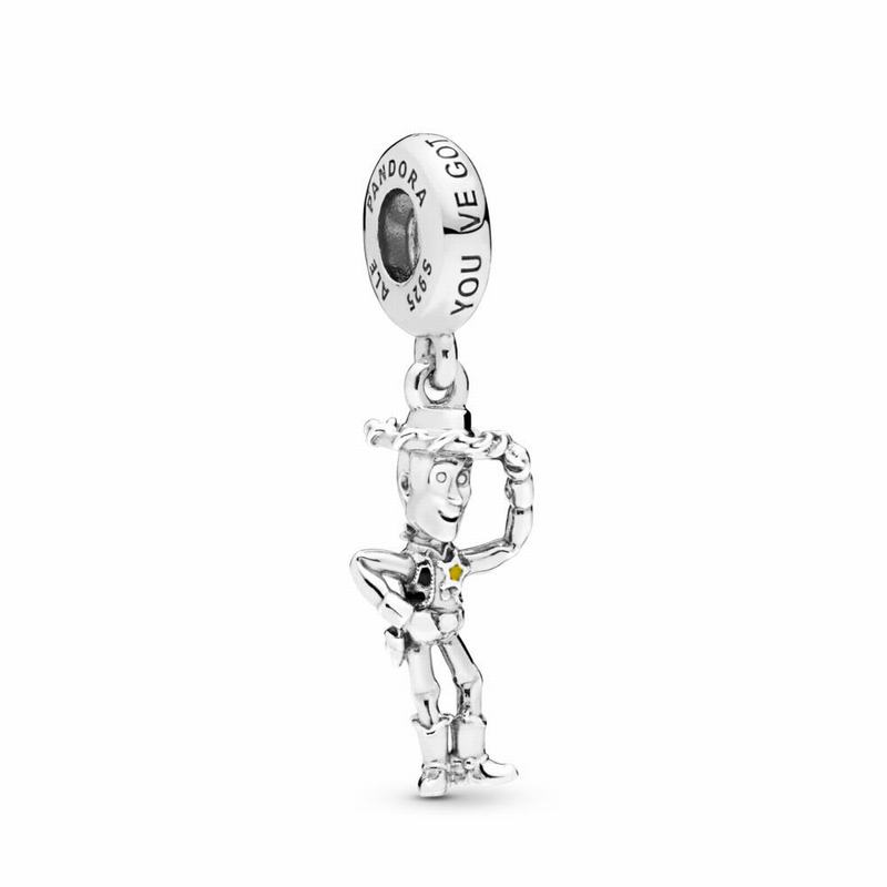 Pandora Australia Disney Pixar, Toy Story, Woody Dangle Charm - Sterling Silver | GKEAIR405